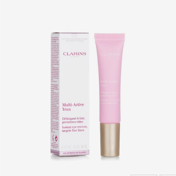 Brand New Clarins Multi-Active Yeux Instant Eye Reviver Fine Lines Eye Cream .5 - Picture 3 of 6